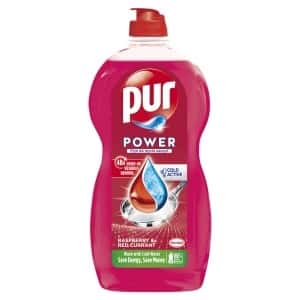 Pur Power Dish Soap - Raspberry and Red Currant 1.2 l - Perfect for Daily Use