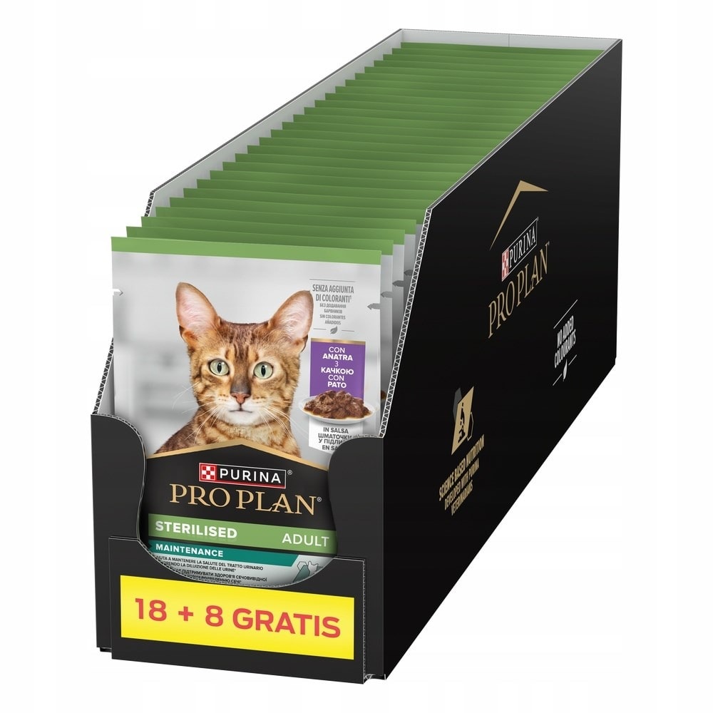 Purina Pro Plan Sterilised - Cat food with duck in sachets 2.21 kg