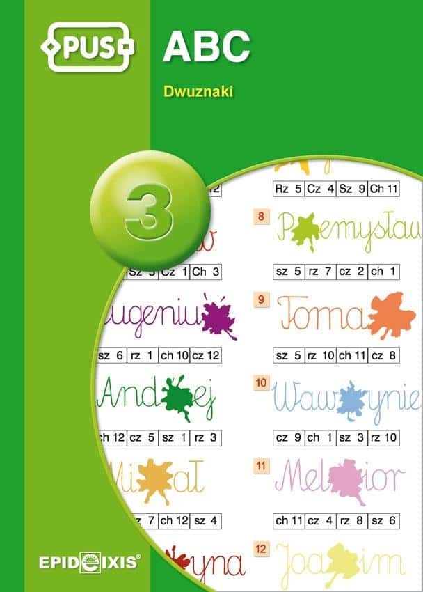 EPIDEIXIS PUS ABC 3 - Exercises with digraphs for preschoolers