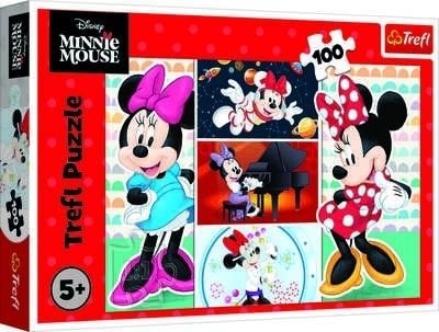 Trefl Puzzle 100 Funny Minnie - perfect puzzle for kids