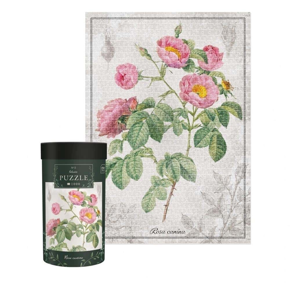 Puzzle Botanic Rose - Puzzle 1000 pieces with rose motif