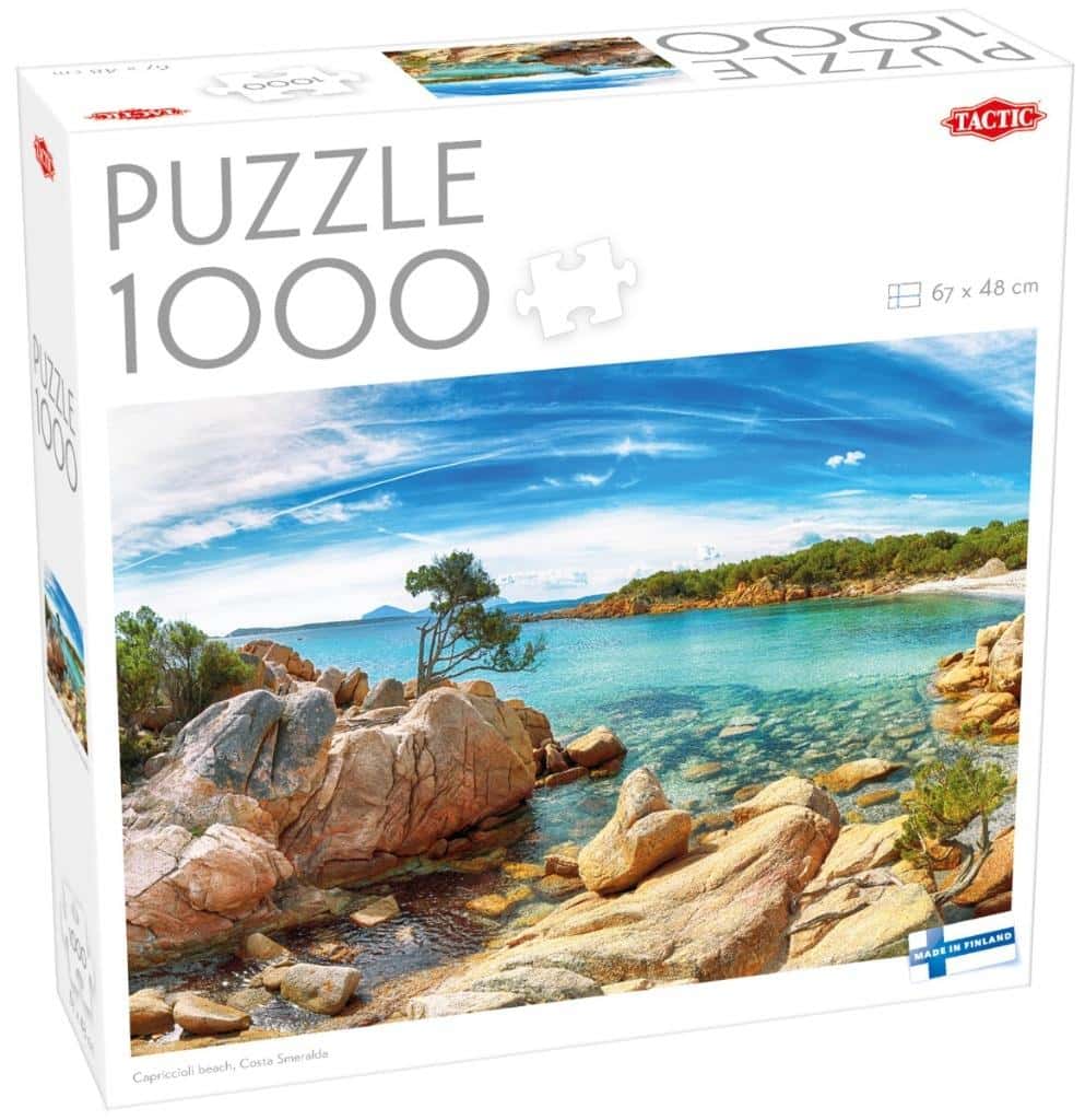 Puzzle Lovers Capriccioli Beach - Puzzle 1000 pieces, perfect as a gift