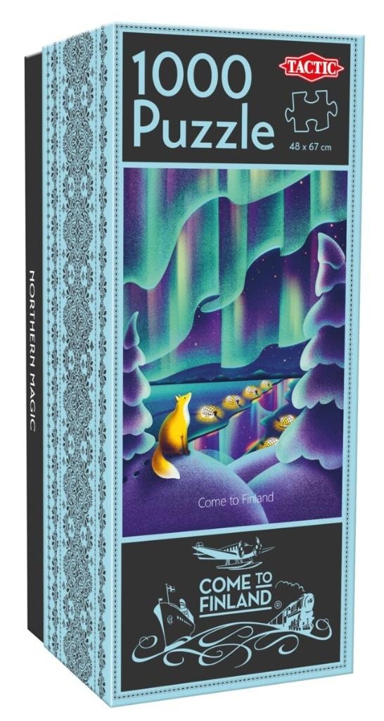 Come to Finland Puzzle 1000 - Magic of the North - perfect as a gift