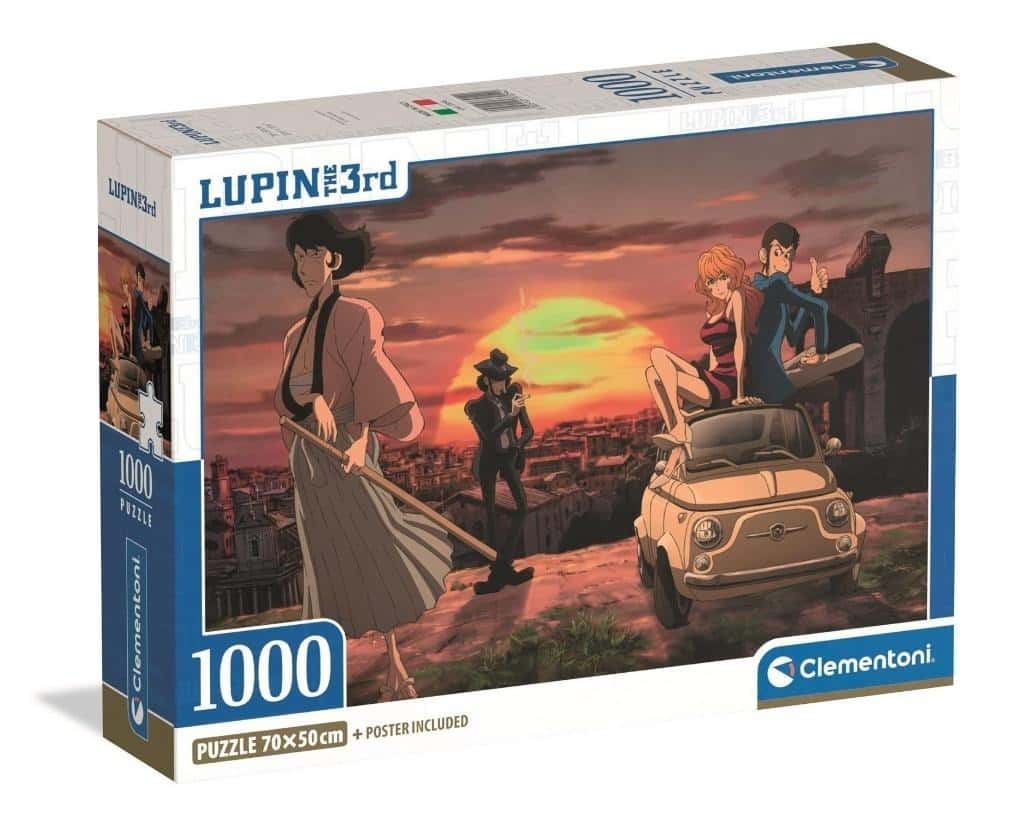 Puzzle Compact Lupin III - 1000 pieces for adventure fans