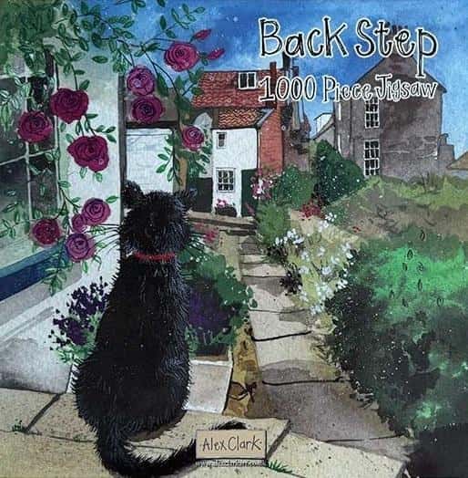 Puzzle Black cat in the city - 1000 pieces for puzzle lovers