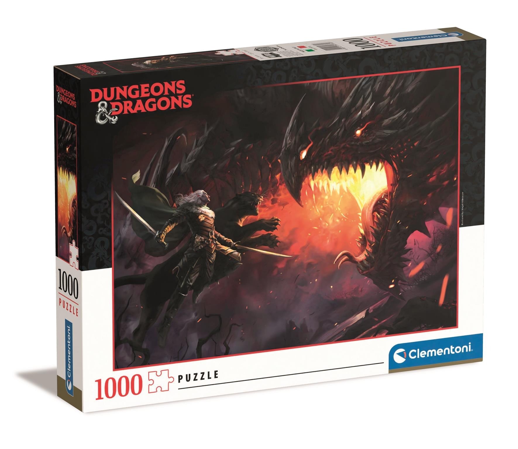 Clementoni Puzzle 1000 pieces Dungeons & Dragons - perfect as a gift
