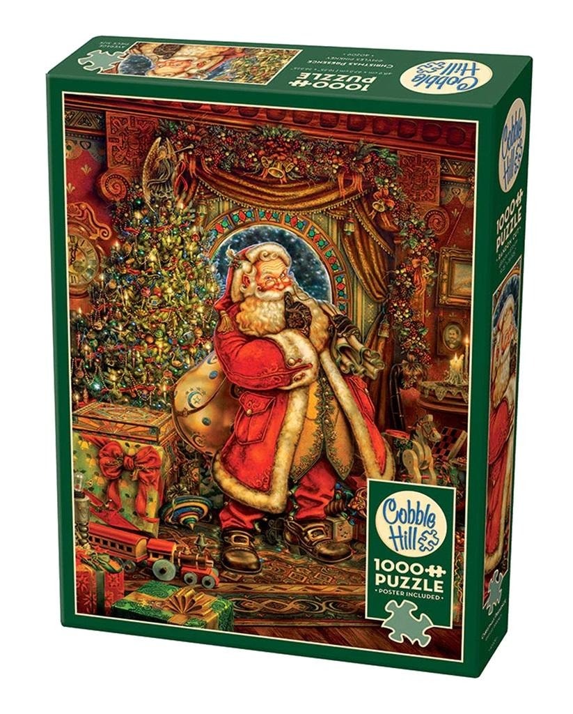 Cobble Hill Puzzle 1000 pieces Santa Claus was here - perfect as a gift