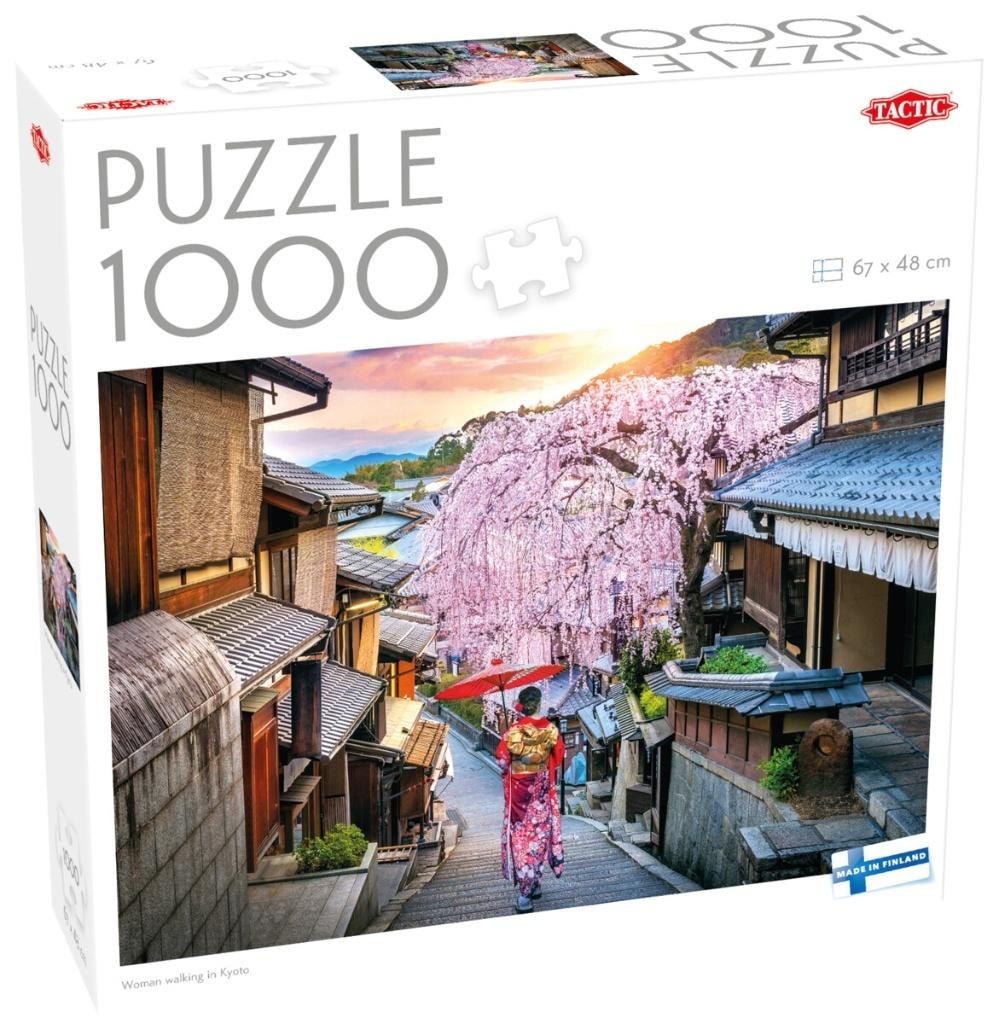 Puzzle Lovers Puzzle 1000 pieces Woman walking in Kyoto - perfect as a gift