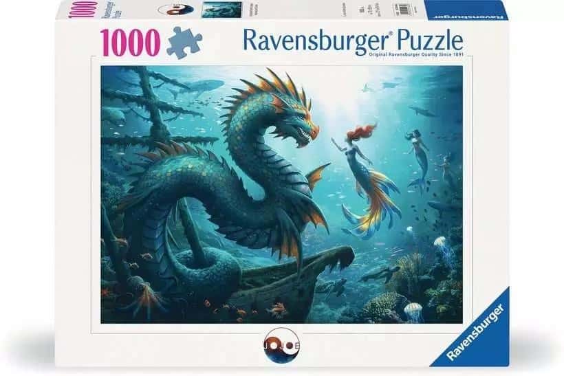 Ravensburger Puzzle 1000 - Magical marine depths - discover the underwater world