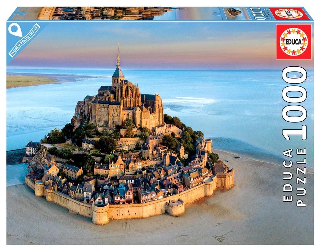 Educa Puzzle 1000 pieces Mont Saint-Michel France - perfect as a gift