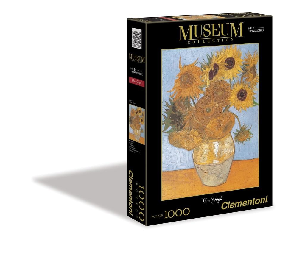 Clementoni Puzzle 1000 pieces Van Gogh Sunflowers - perfect as a gift