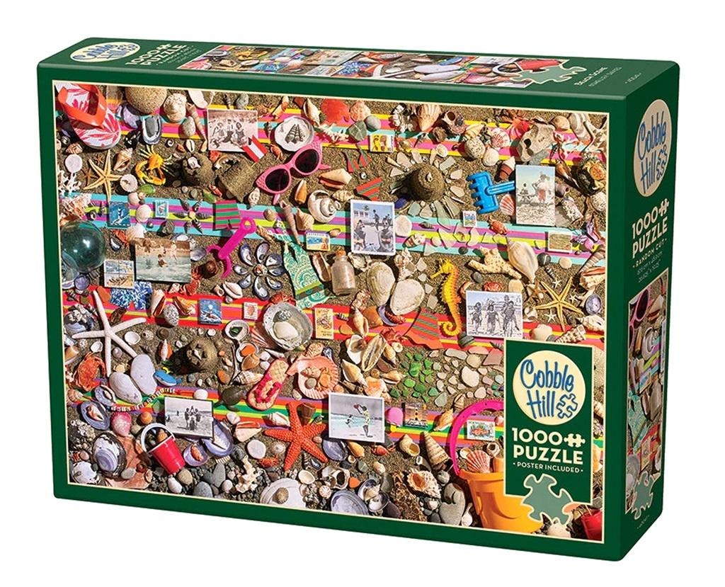 Cobble Hill Puzzle 1000 pieces - On the beach, perfect as a gift