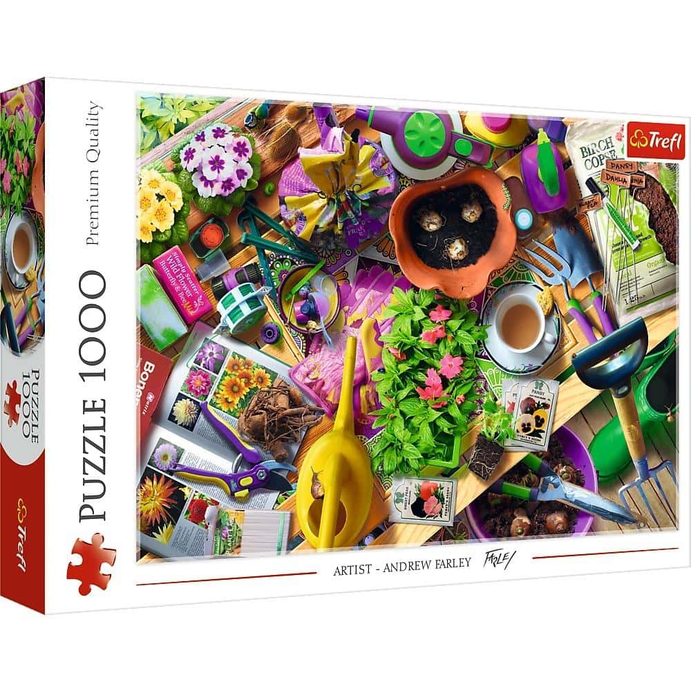 Trefl Puzzle 1000 Garden Chores - perfect for relaxation