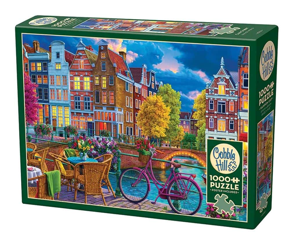 Cobble Hill Puzzle 1000 Cozy Street - perfect as a gift