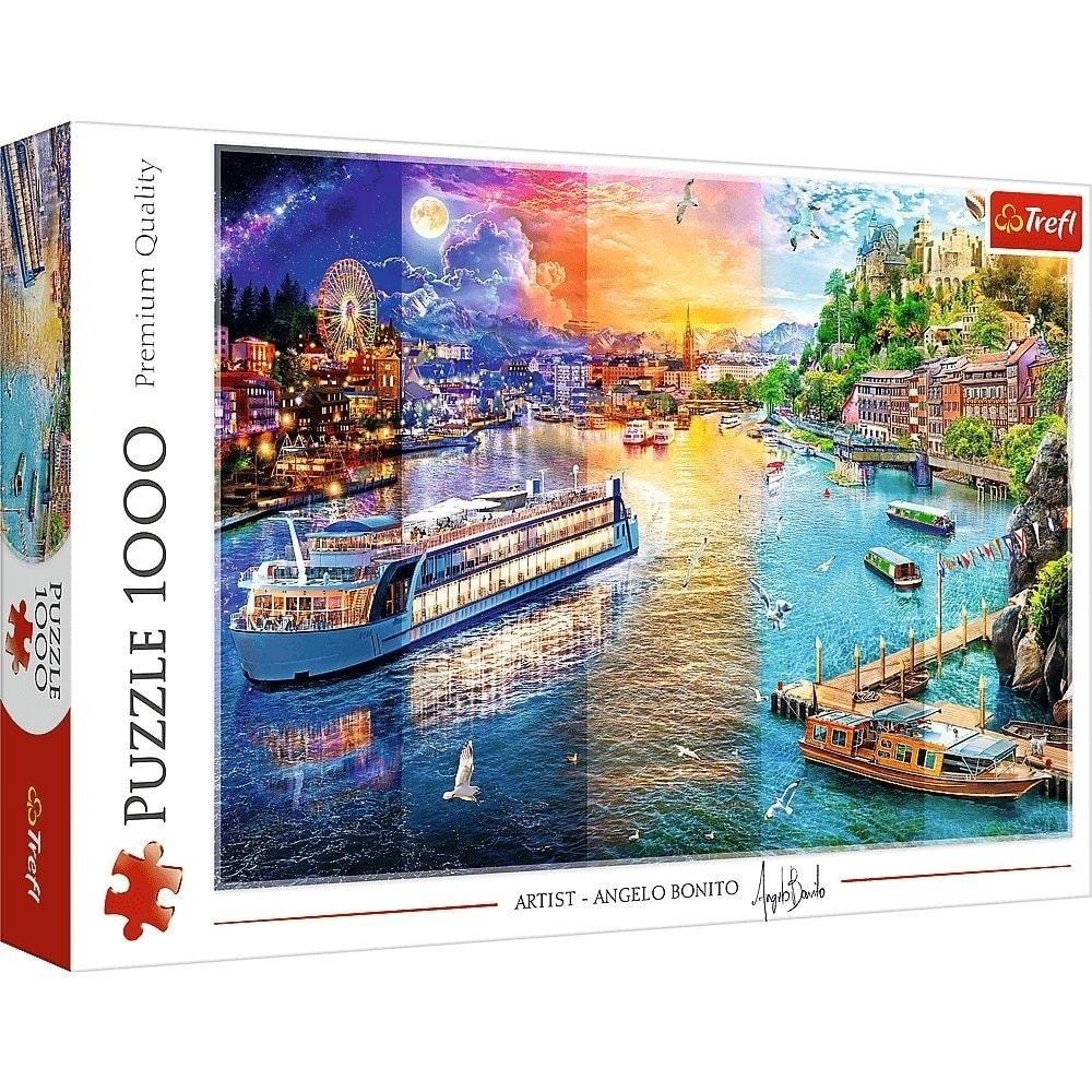 Trefl Puzzle 1000 pieces River Cruise - puzzle for everyone