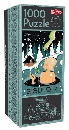 Tactic Puzzle 1000 - Sauna, Sisu since 1917 - Relaxation in Finnish style