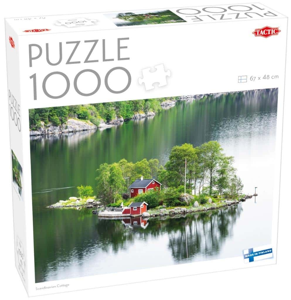 Puzzle Scandinavian Cottage - 1000 pieces for puzzle lovers