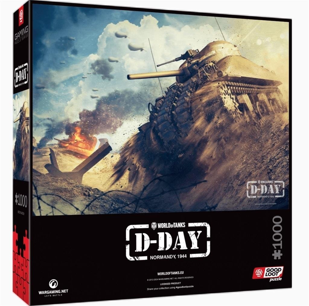Good Loot Puzzle 1000 World of Tanks D-Day - Enter the world of the game
