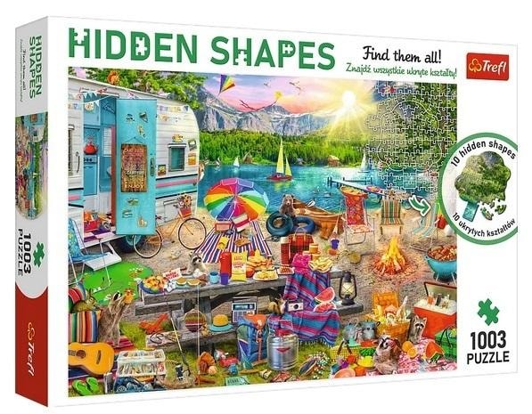 Trefl Puzzle 1003 Hidden Shapes Camper van trip - discover hidden shapes!