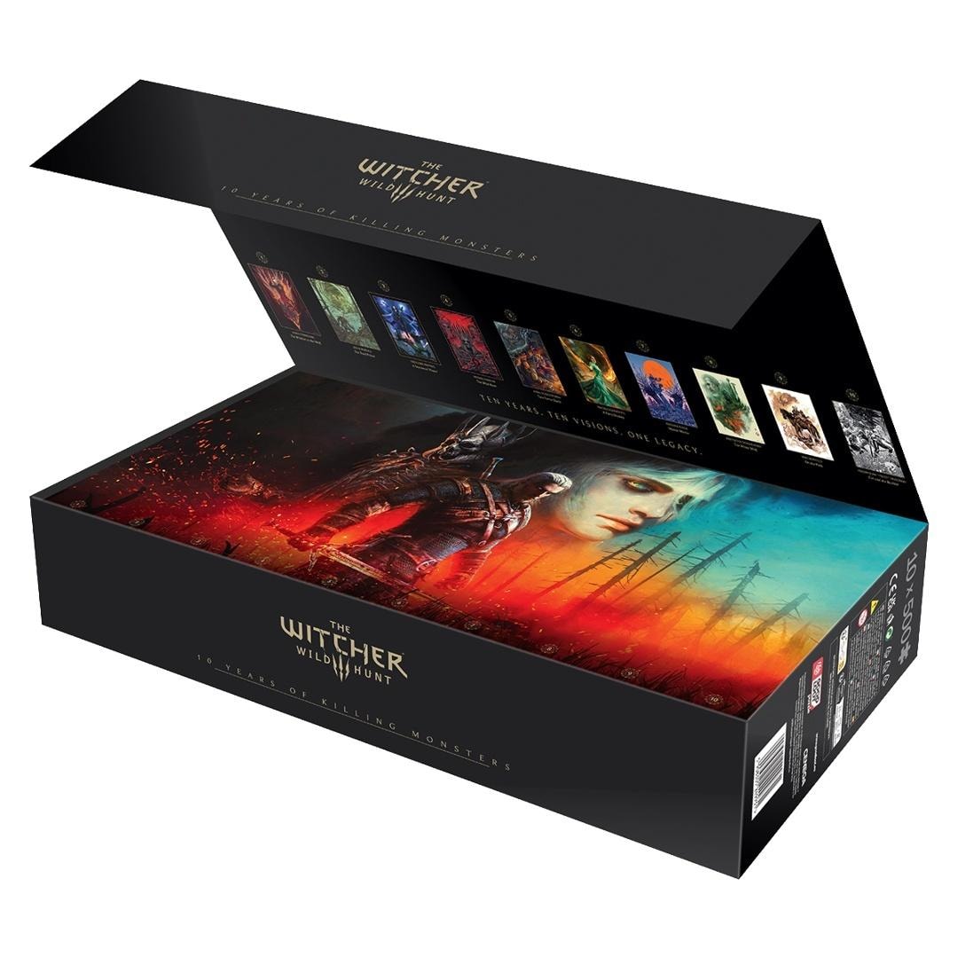 Good Loot Puzzle The Witcher 3 - 10th Anniversary Collection 10x500 pieces