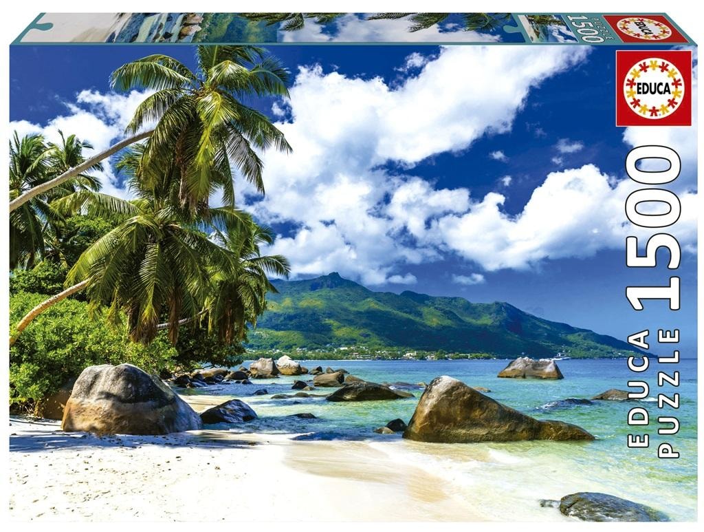 Educa Puzzle 1500 Seychelles - exotic adventure at home
