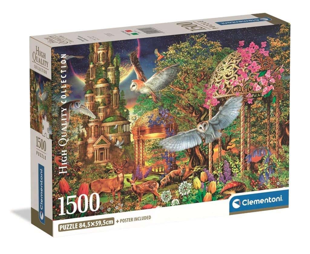 Clementoni Puzzle 1500 pieces Woodland Fantasy Garden - perfect as a gift