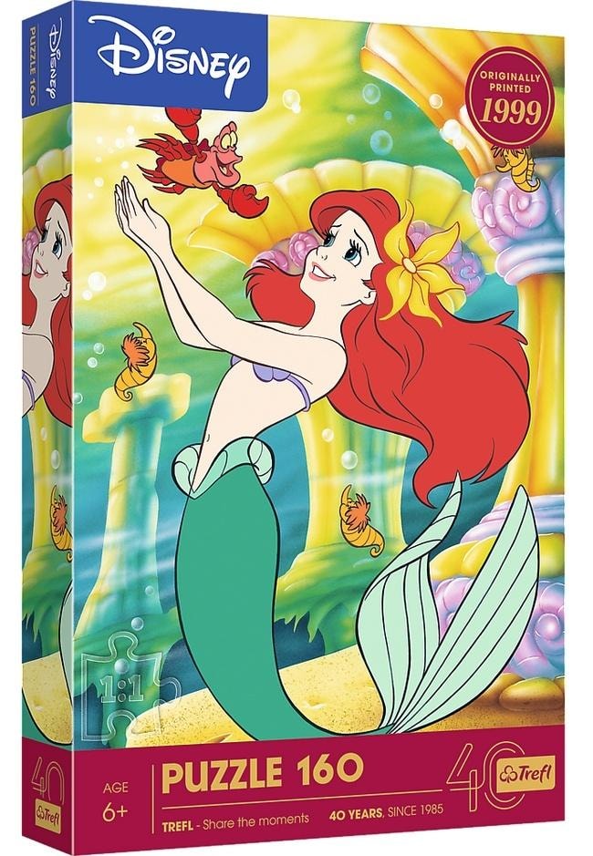 Trefl Puzzle 160 pieces 40th Anniversary The Little Mermaid - perfect as a gift