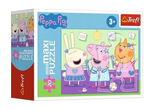 Trefl Puzzle miniMaxi Peppa's Day - 20 pieces of joy for your child!