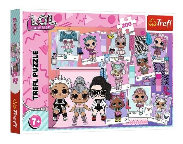 Puzzle 200 Sweet LOL Surprise Dolls - perfect as a gift