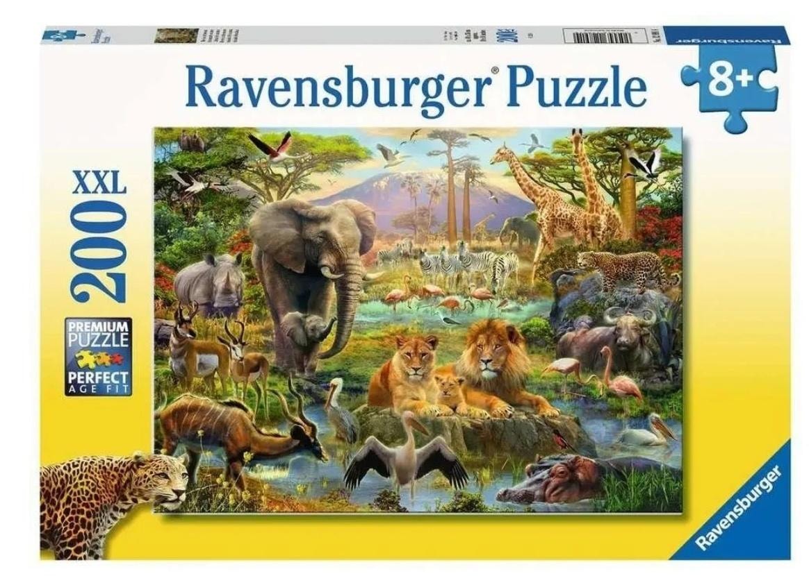 Ravensburger Puzzle Animals of the Savannah XXL - 200 pieces for children from 8 years