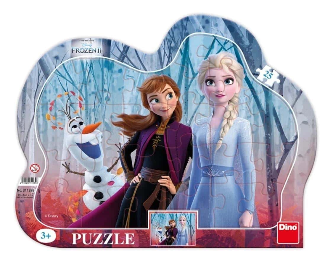 Dino Toys Frame puzzle Frozen II Friends 25 pieces
