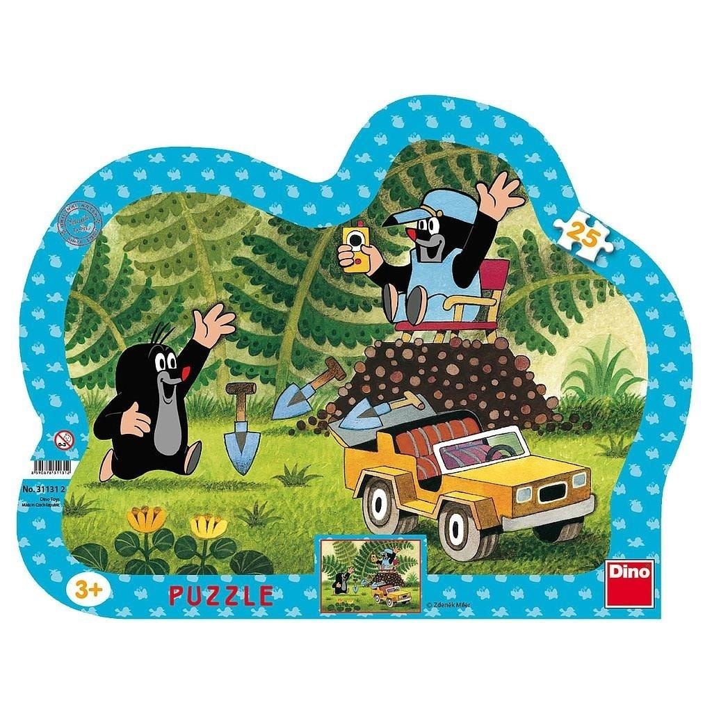 Dino Toys Frame puzzle Mole and car - 25 pieces of fun