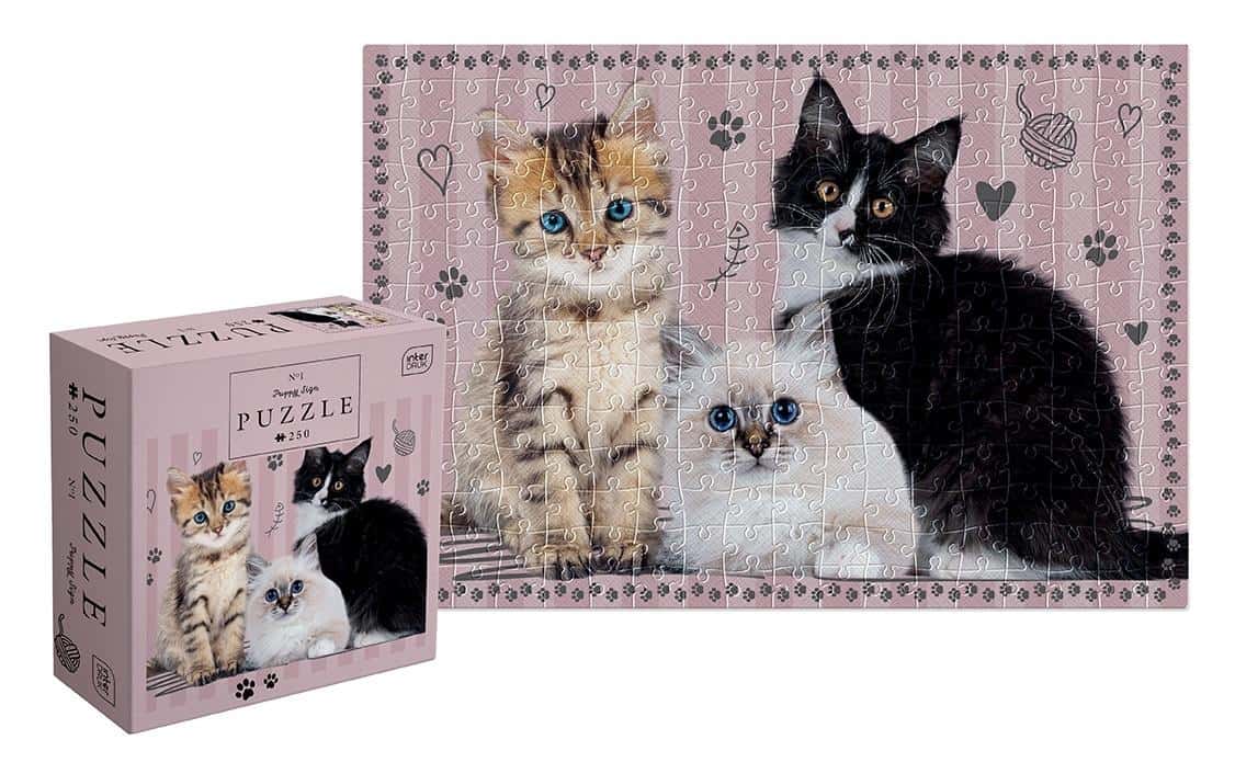 Puzzle Interdruk - 250 pieces Puppy Sign 1 - perfect as a gift