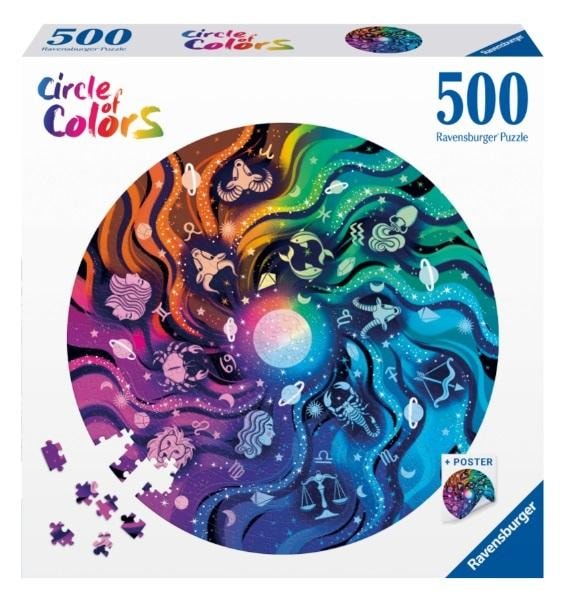 Ravensburger 2D Puzzle 500 pieces - Color palette Astronomy