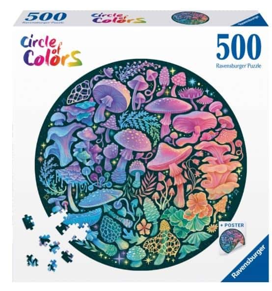 Ravensburger 2D Puzzle 500 pieces Color Palette - Mushrooms