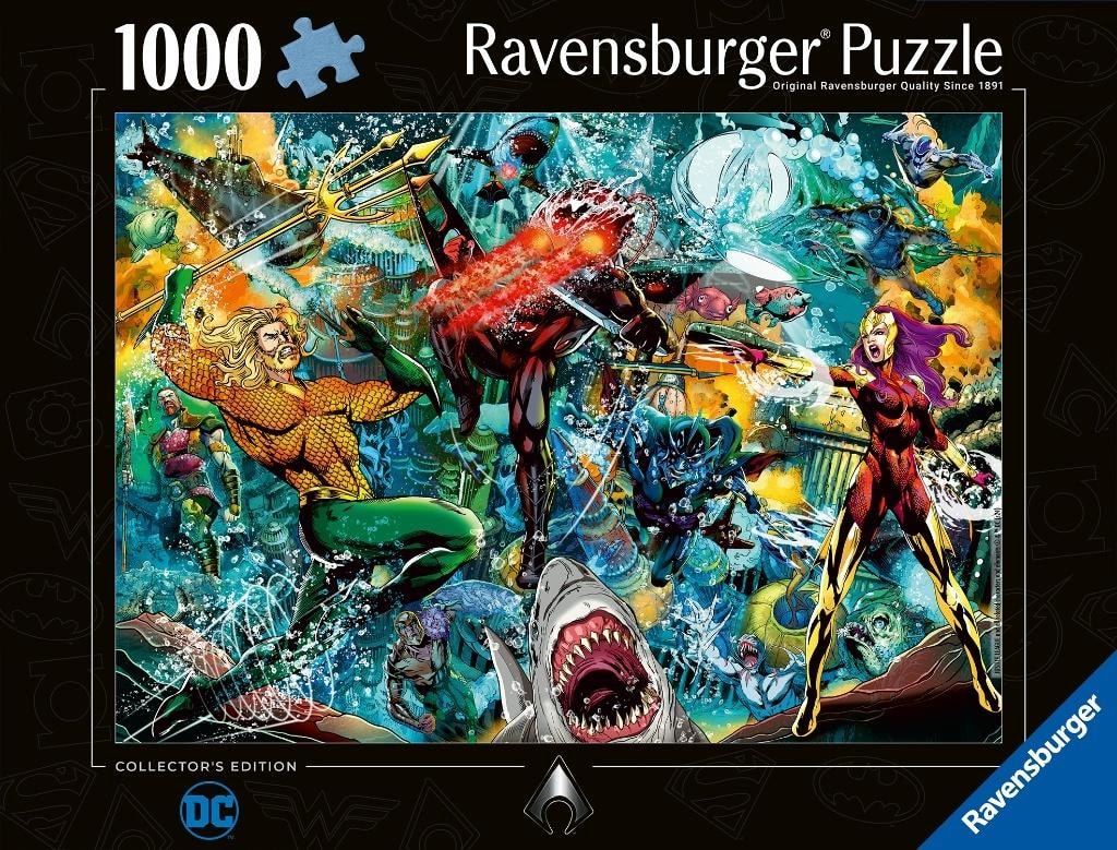 Ravensburger 2D Puzzle Aquaman 1000 pieces - perfect as a gift