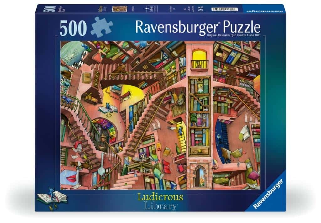 Ravensburger 2D Puzzle: Fantastic library 500 pieces