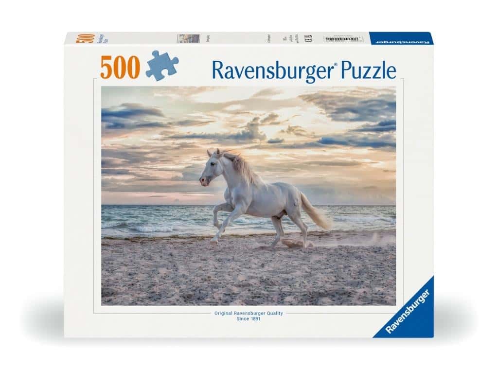 Ravensburger 2D Puzzle Gallop on the beach 500 pieces - perfect as a gift