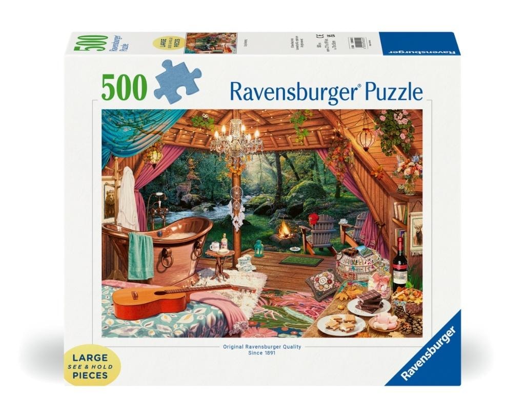 Ravensburger 2D Puzzle Glamping 500 pieces - perfect as a gift