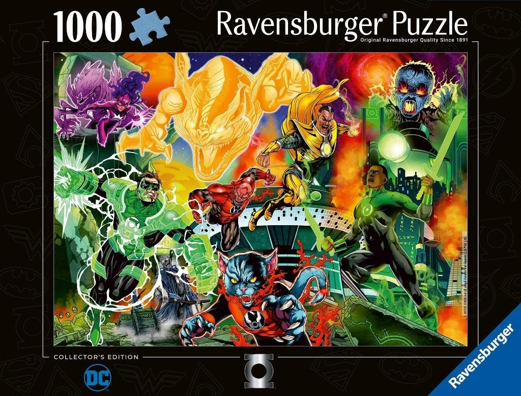 Ravensburger 2D Puzzle Green Lantern 1000 pieces - perfect as a gift
