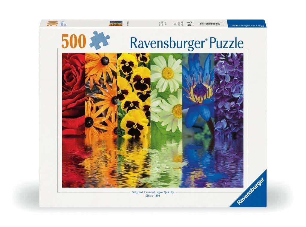 Ravensburger 2D Puzzle Flowers 500 pieces - perfect as a gift