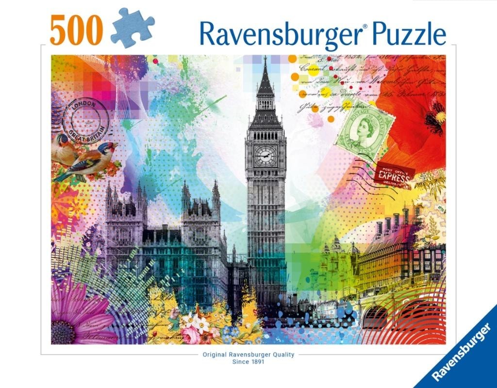 Ravensburger 2D Puzzle London - 500 pieces for puzzling