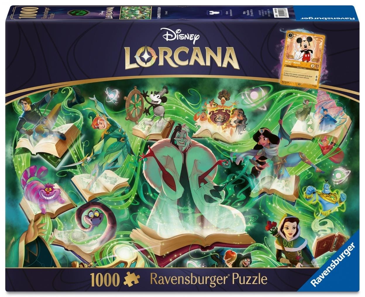 Ravensburger 2D Puzzle Lorcana Emerald 1000 Pieces