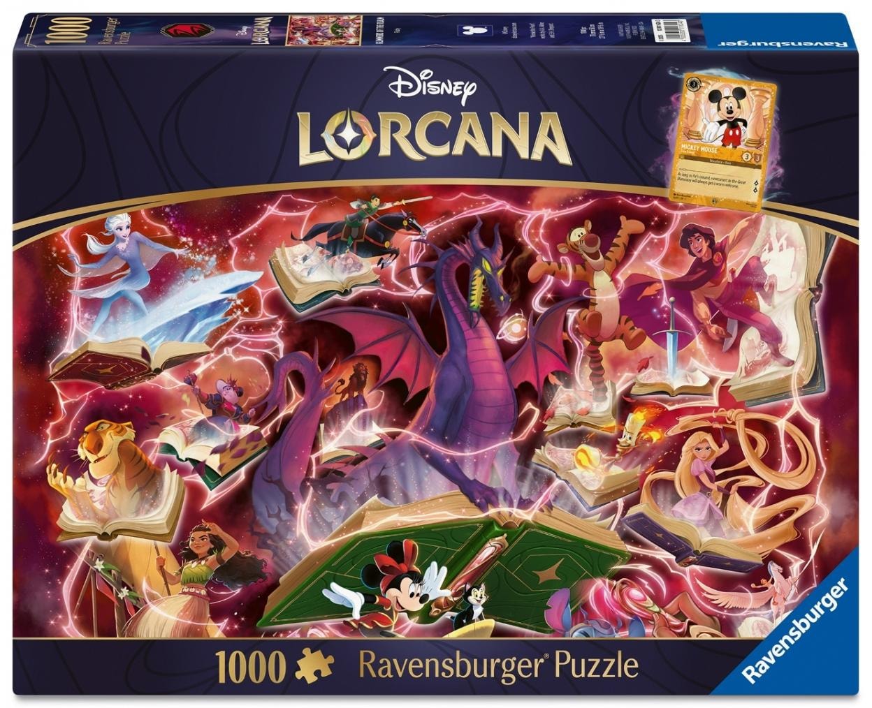 Ravensburger Puzzle 2D Lorcana Ruby 1000 pieces - perfect as a gift