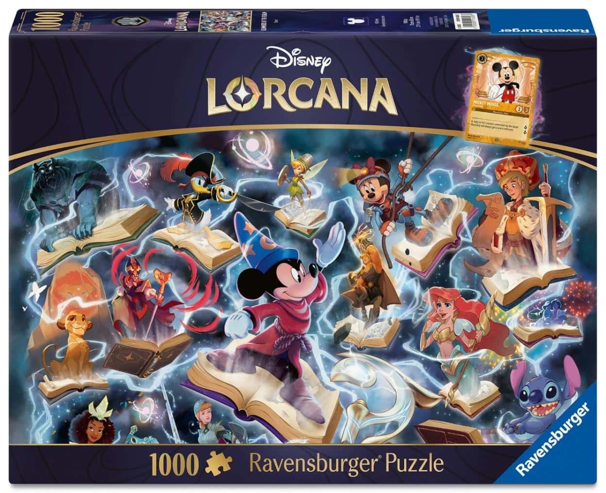 Ravensburger 2D Puzzle Lorcana Steel 1000 pieces - perfect as a gift
