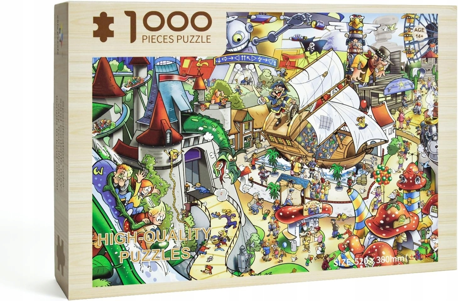 Ravensburger 2D Puzzle Amusement Park - 500 pieces for the whole family