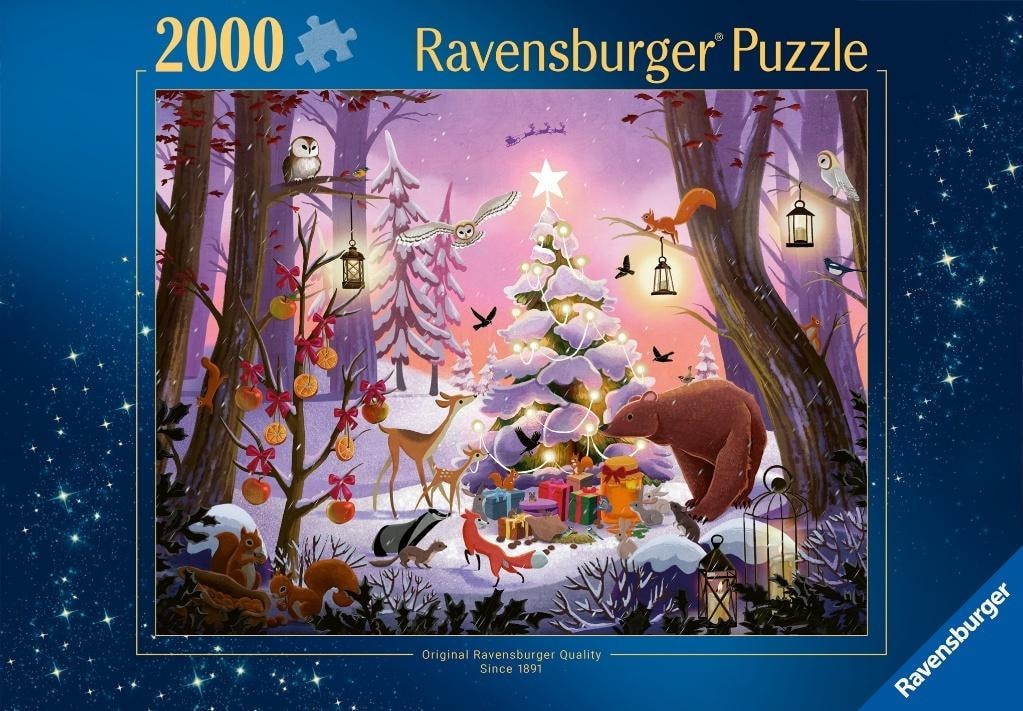 Ravensburger 2D Puzzle: Christmas in the Forest - 2000 pieces for the whole family