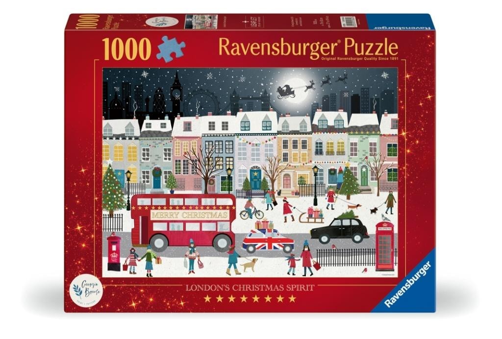 Ravensburger 2D Puzzle: Christmas in London - 1000 pieces of magical fun