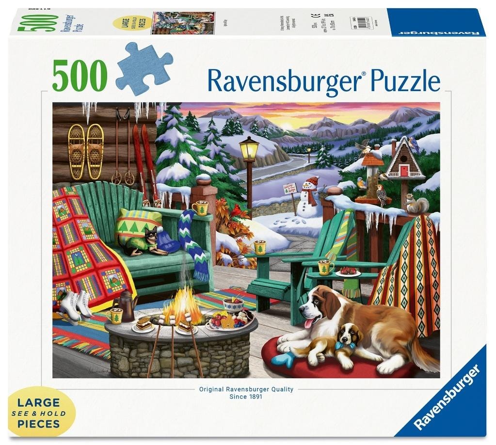 Ravensburger 2D Puzzle Winter atmosphere 500 pieces - Perfect as a gift
