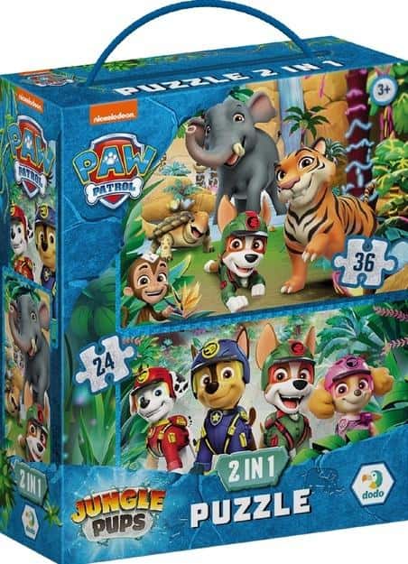 Paw Patrol Puzzle 2in1 Adventure in the Jungle - perfect as a gift